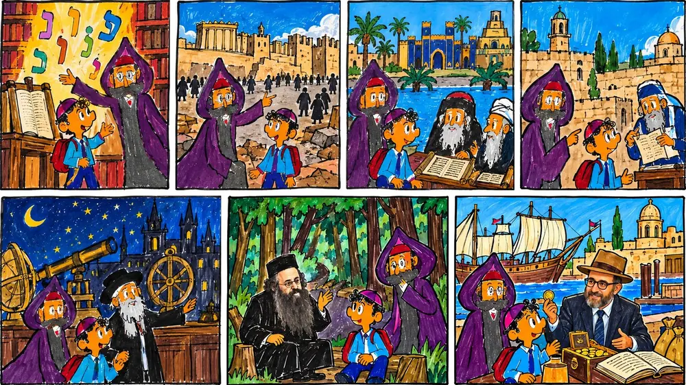 שבעת המפגשים של שאלתי והמגיד