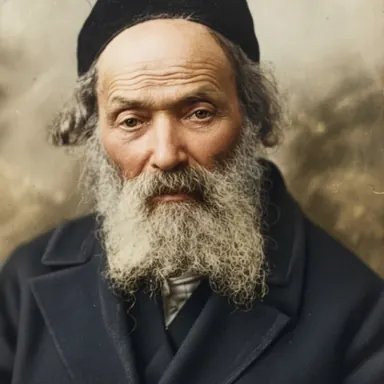 Picture: The Chofetz Chaim (Rabbi Yisrael Meir HaKohen)