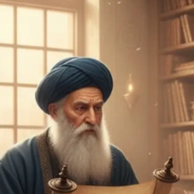 איור: רב שרירא גאון
