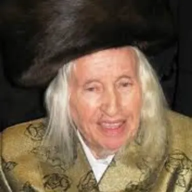 Picture: The Kaliver Rebbe (Rabbi Menachem Mendel Taub)