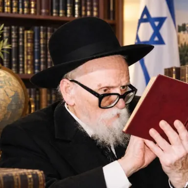 Illustration: Rabbi Eliezer Yehuda Waldenberg (the Tzitz Eliezer)