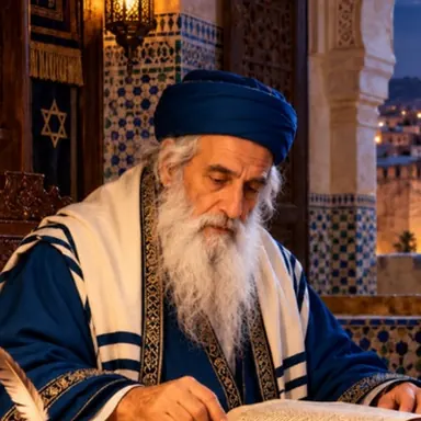 איור: רבי רפאל בירדוגו (המלאך רפאל)
