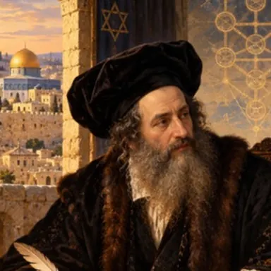 Illustration: Rabbi Nathan Shapira of Jerusalem (HaNasi)