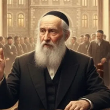 איור: רבי חיים מוולוז'ין
